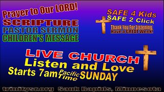 20250817 August 17th LIVE STREAM Church Service Trinity Lutheran Sauk Rapids MN Safe For Children