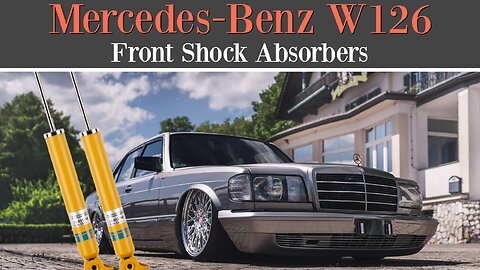 Mercedes Benz W126 - How to replace your front shocks suspension tutorial