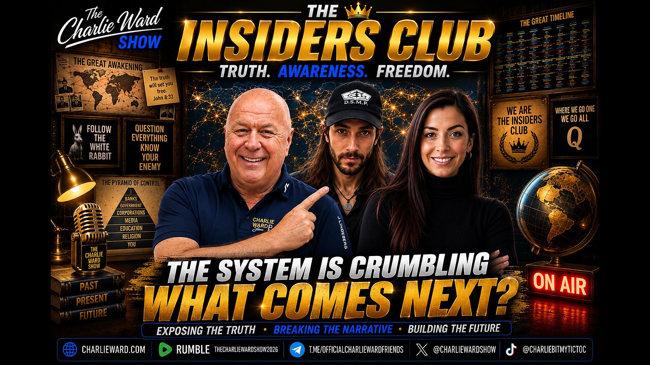 THE SYSTEM IS CRUMBLING... WHAT COMES NEXT? | Charlie Ward & Dylan Louis Monroe | Insiders Club