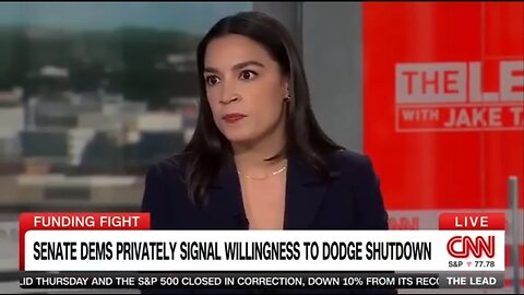 AOC Is Pissed At Schumer For Caving To Trump On The CR