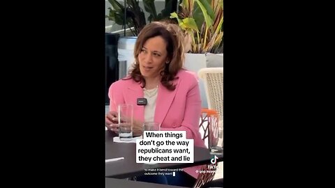 An Absolutely Bombed Kamala Harris Emerged to Talk about Redistricting
			