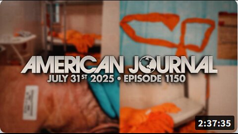 The American Journal: Epstein Prison Footage “Orange Blob” Could Be Fellow Inmate’s Jumpsuit & Report Claims Trump Turned Pedo Over To FBI - FULL SHOW - 07/31/2025