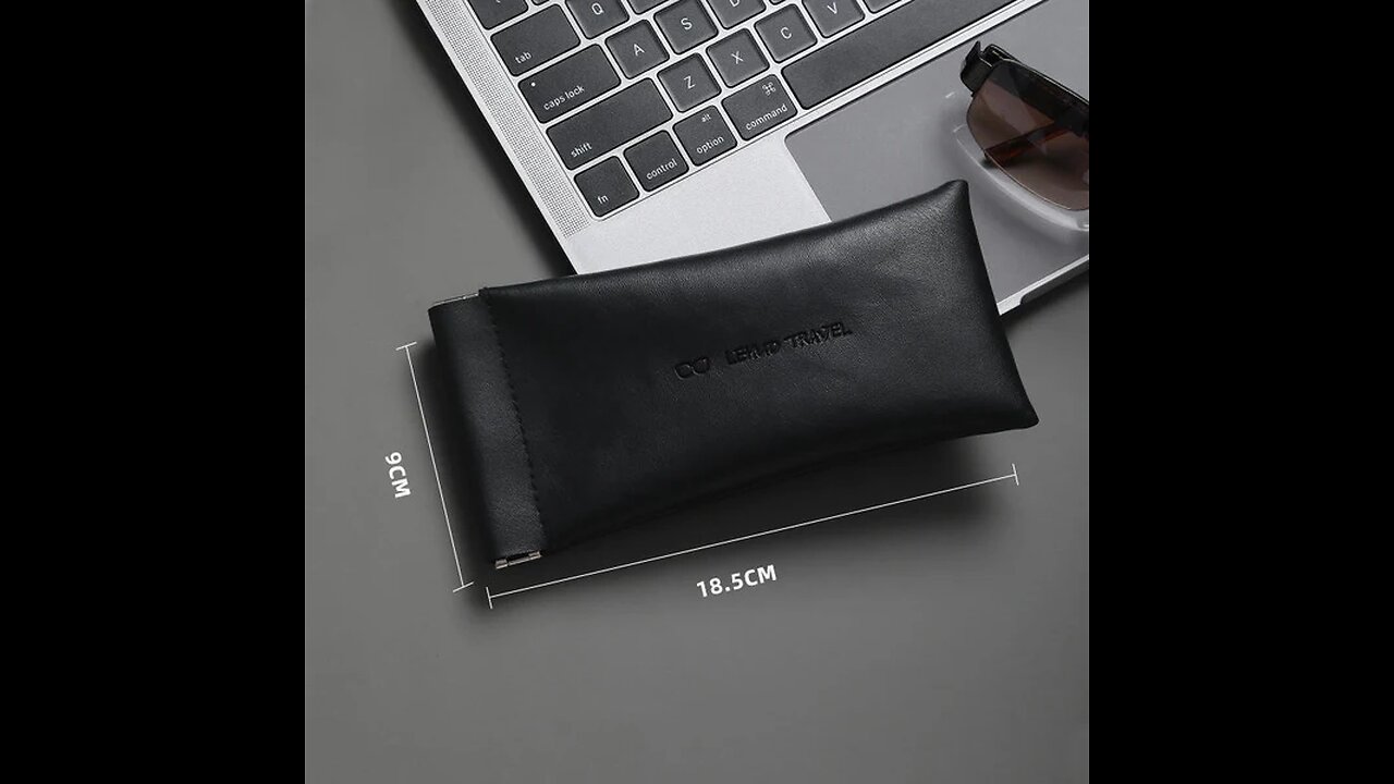 Portable Compression Resistant PVC Leather Glasses Case