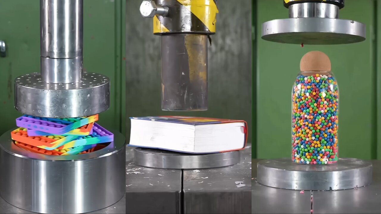 #Hydraulic_Piston_vs_Huge_Tissues_ASMR💀🔥