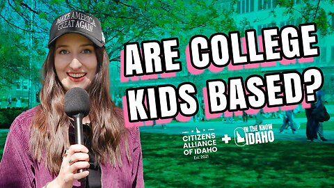 College students caught on camera at Charlie Kirk event... being intelligent, critical thinkers?