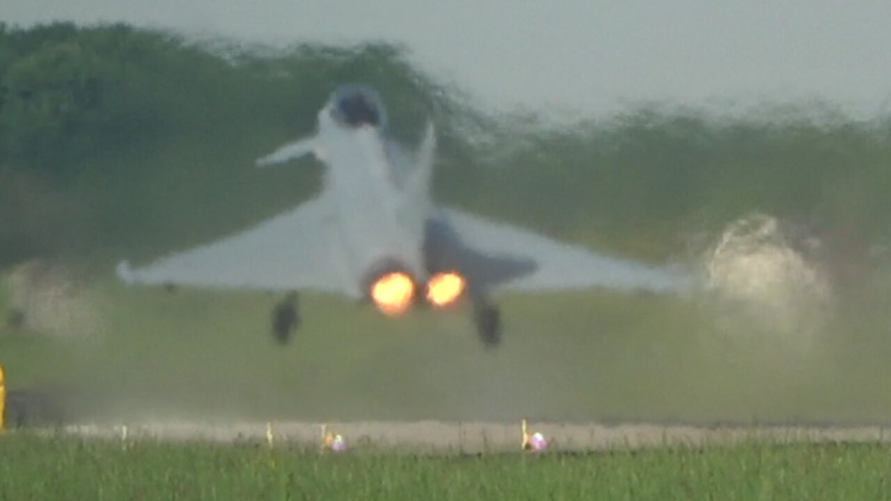 Eurofighter Display Flight Practice Nörvenich Air Base