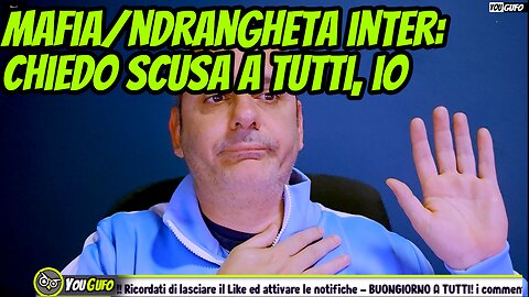 MAFIA/NDRANGHETA INTER: CHIEDO SCUSA A TUTTI (IO). REPORT INGINOCCHIA LA MILANO NERAZZURRA