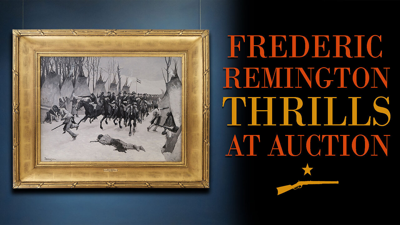 Remington's "Battle of Washita" Thrills at Auction