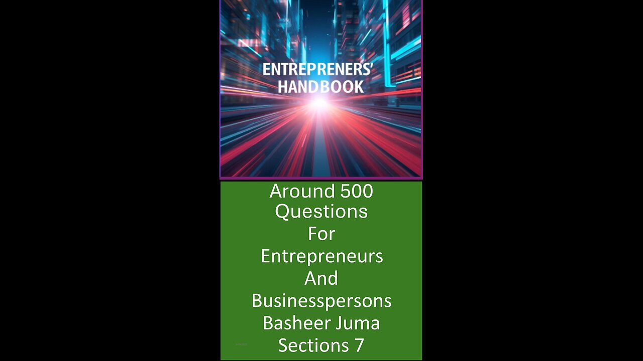 Entrepreneurs Quick Book 07 of 10