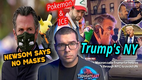 Trump speaks to UN & Takes jabs at Vax. Newsom condemns masks. ICE will "catch them all" TC 9/23/25