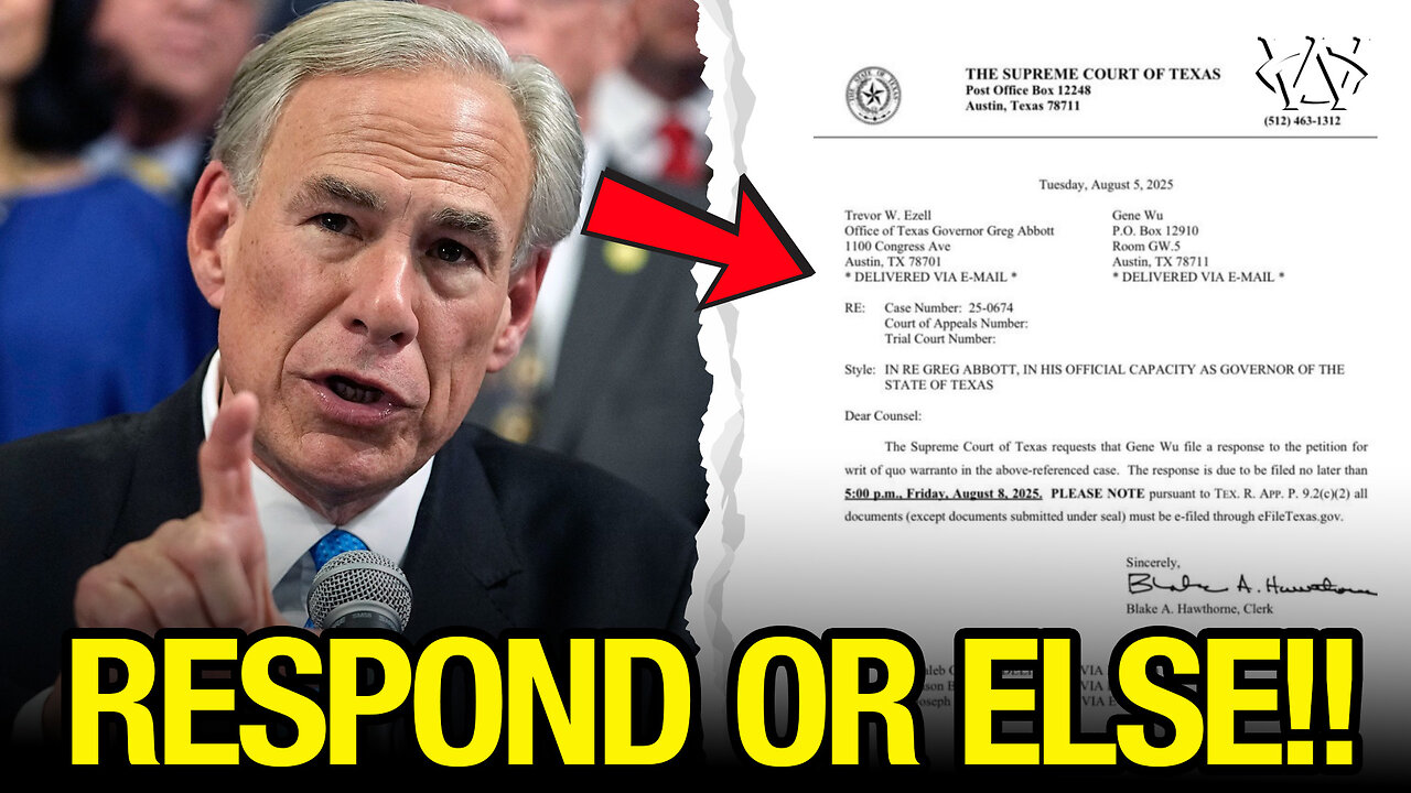 Texas Supreme Court TARGETS Runaway Dems!