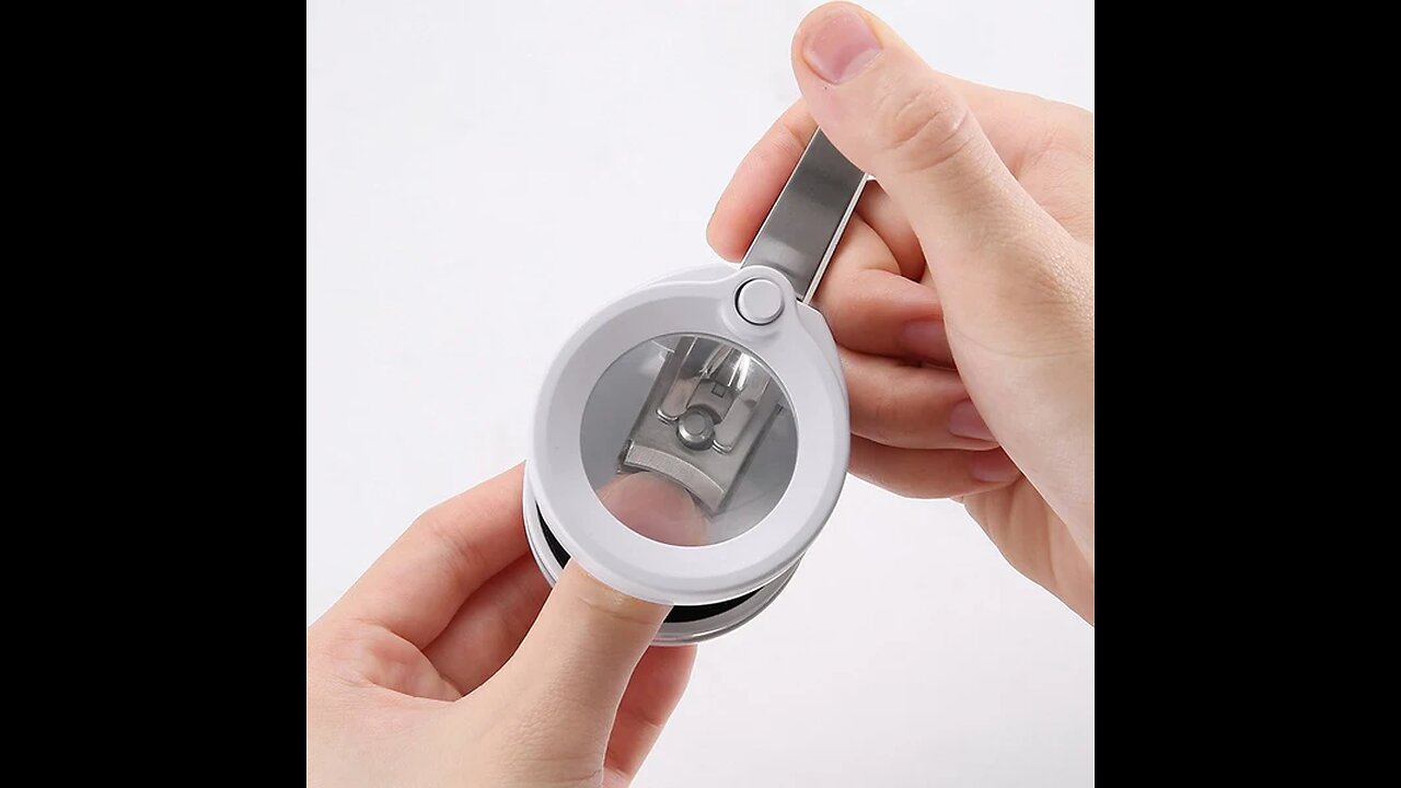 Nail Clipper with 3.5x Zoom Magnifying Glass and Light, for Seniors & Children