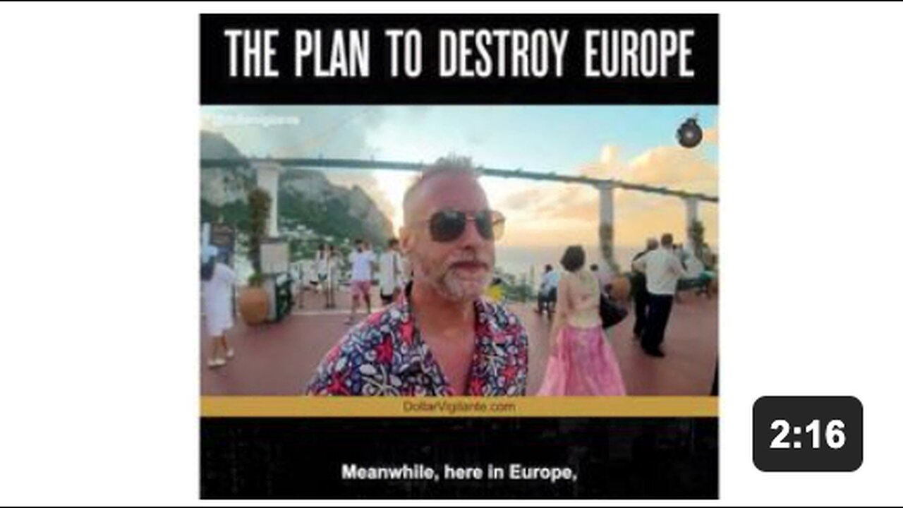 The Plan To Destroy Europe
