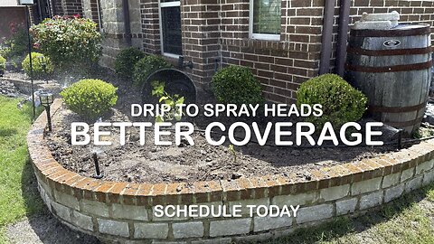 CSI - Flowerbed Drip to spray conversion