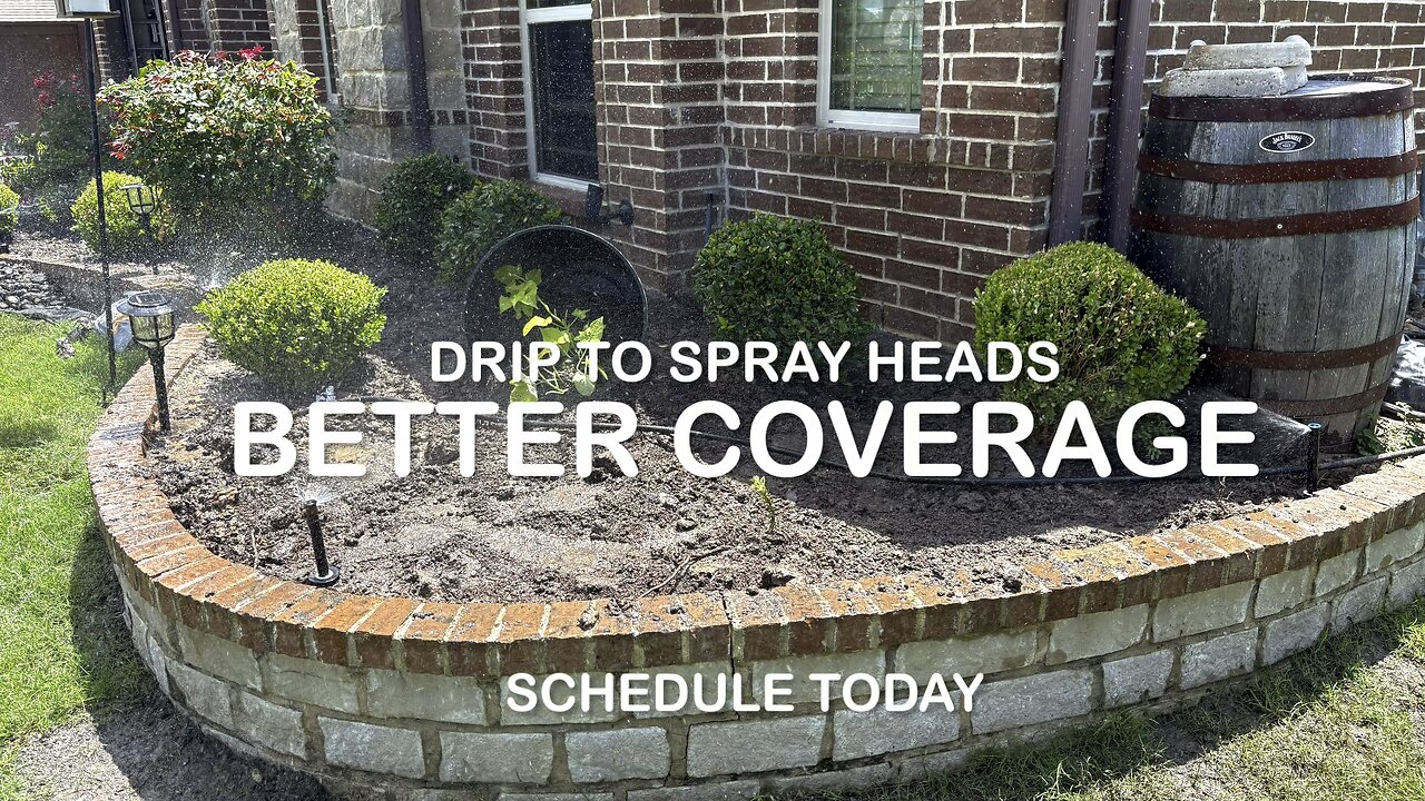 CSI - Flowerbed Drip to spray conversion
