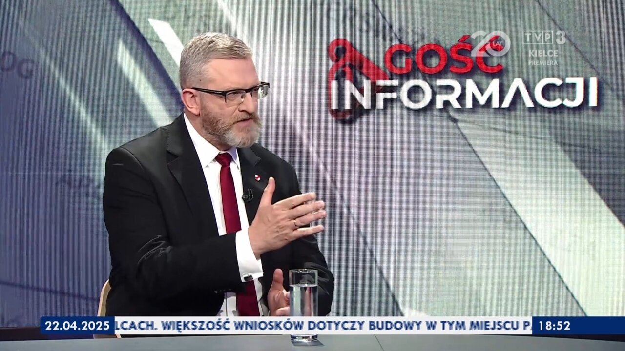 Gość Informacji Grzegorz Braun (22.04.2025)