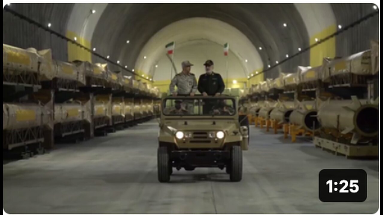 "Unveiled: Iran's Massive Missile City Capable of Targeting US Assets in the Region"