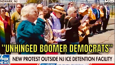 Democrats continue to LOSE THEIR MINDS over the Newark ICE detention center!