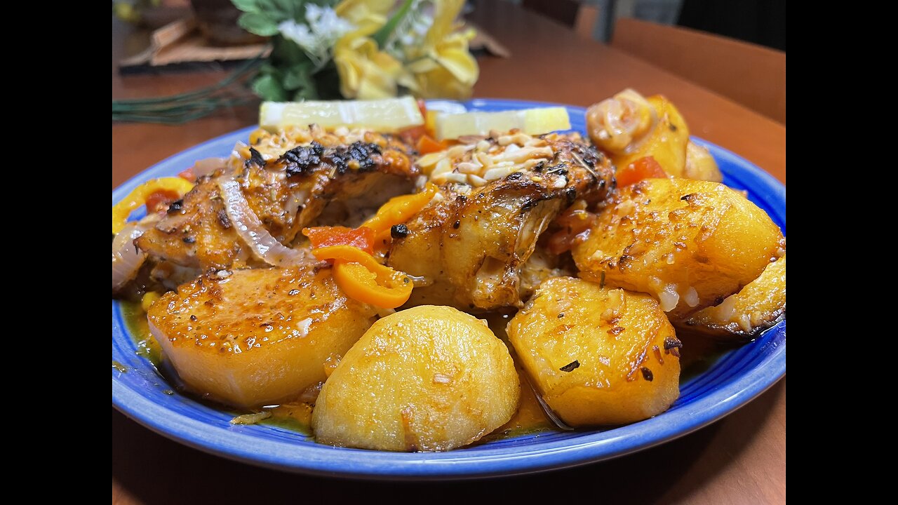 Baked fish with roasted potatoes!!! 🐟🔥🥔😋