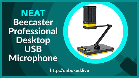 NEAT Beecaster Professional Desktop USB Microphone - PLUGHITZ Live Unboxed