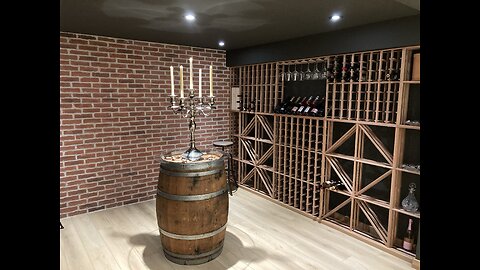 Veneer Brick Wine Cellar