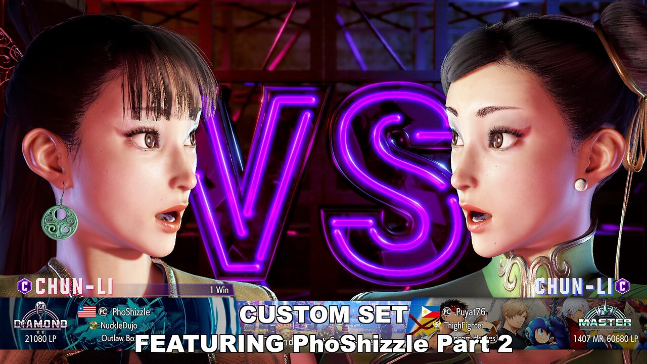 Kuya Kalbo SF6 Custom Set with PhoShizzle 2025 Summer edition Part 2. Chun Li OVERLOAD.