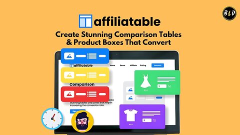Master Comparison Tables & Product Boxes | Affiliatable Lifetime Deal