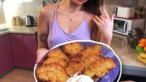 Easy Potato Pancakes | Classic Ukrainian Recipe (DERUNY)