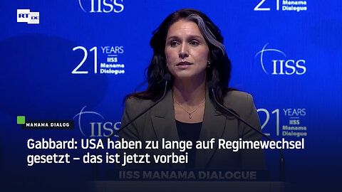 Gabbard: USA haben zu lange auf Regimewechsel gesetzt – das ist jetzt vorbei