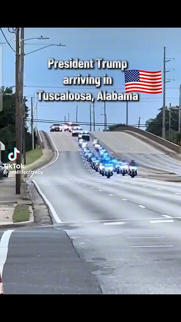 Trump arriving in Alabama!!! A little Lynyrd!