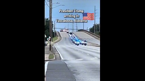 Trump arriving in Alabama!!! A little Lynyrd!