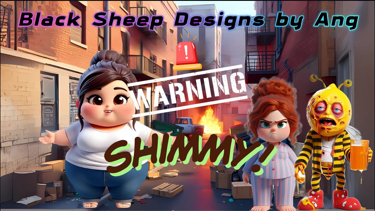 Black Sheep Designs by Ang Has A Warning For Shimmy