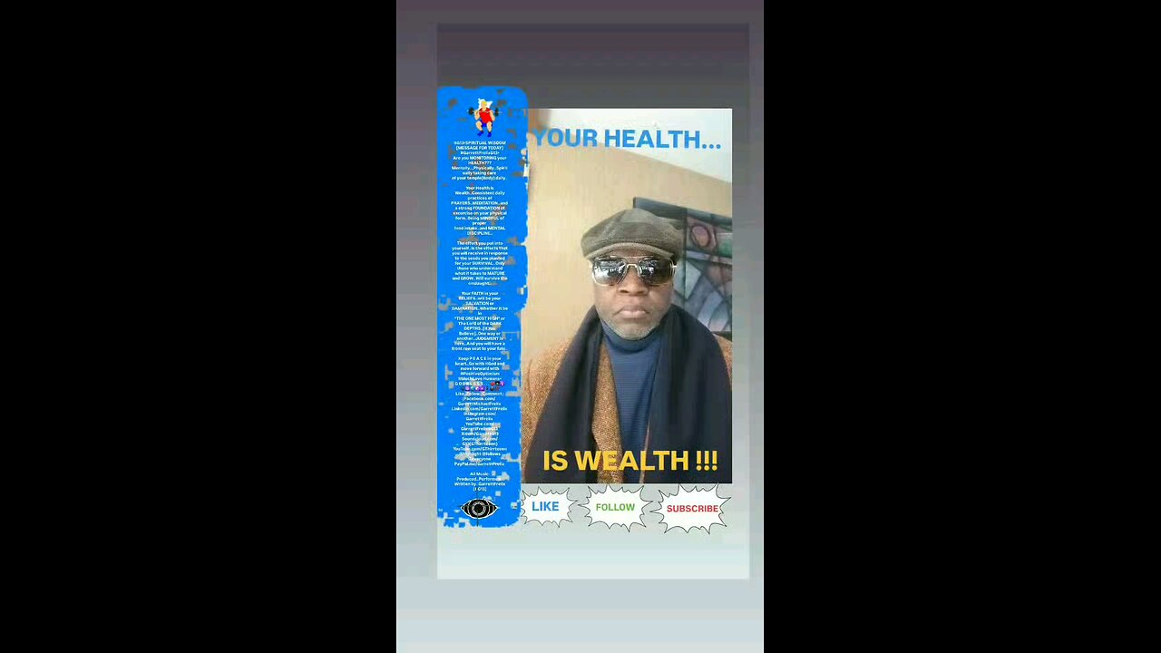 ▪︎YOUR HEALTH IS WEALTH▪︎