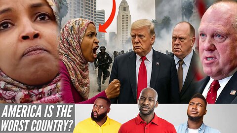Ilhan Omar Anti ICE Raid Portest Donald Trump Deportation.mp4