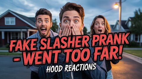 Fake Axe Prank in the Hood – They Ran for Their Lives! 🪓😱