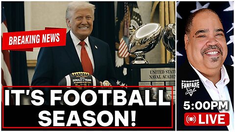 Ep 1 - PRESIDENT TRUMP WELCOMES FOOTBALL SEASON! AND MORE BREAKING NEWS!
