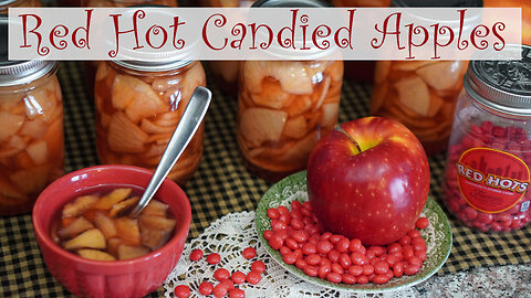 Red Hot Candied Apples