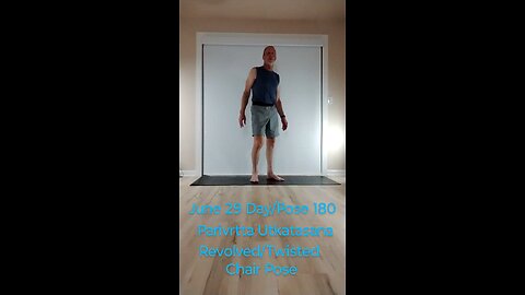 Parivrtta Utkatasana / Revolved Twisted Chair Pose