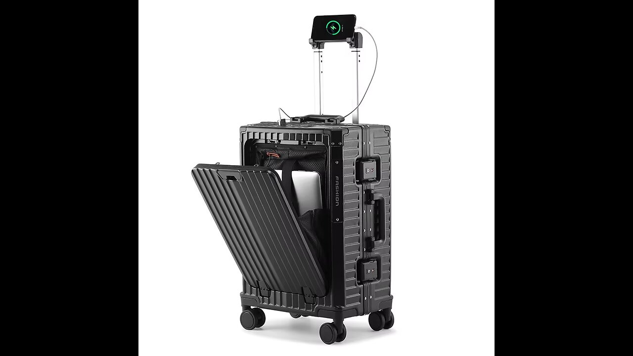 20/24/26/28 Inch Aluminum Frame Travel Suitcase