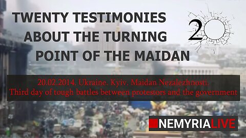 Twenty testimonies about the turning point of the Maidan. Documentaly film