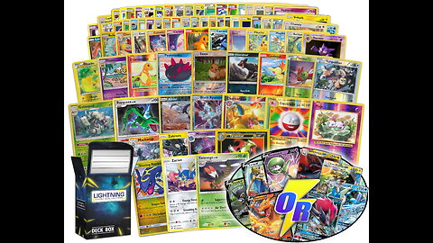 Lightning Card Collections Ultimate Bundle 100 Pokemon Cards Unboxing Bruh! Part 1