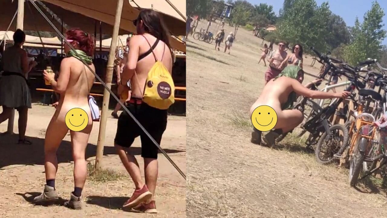 Redhead staying naked all day