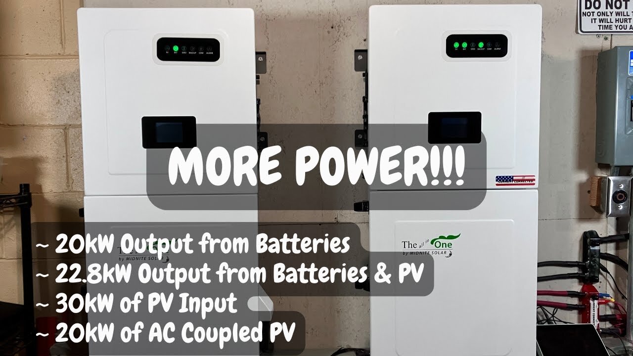 Doubling the Output: Paralleling MidNite One Inverters