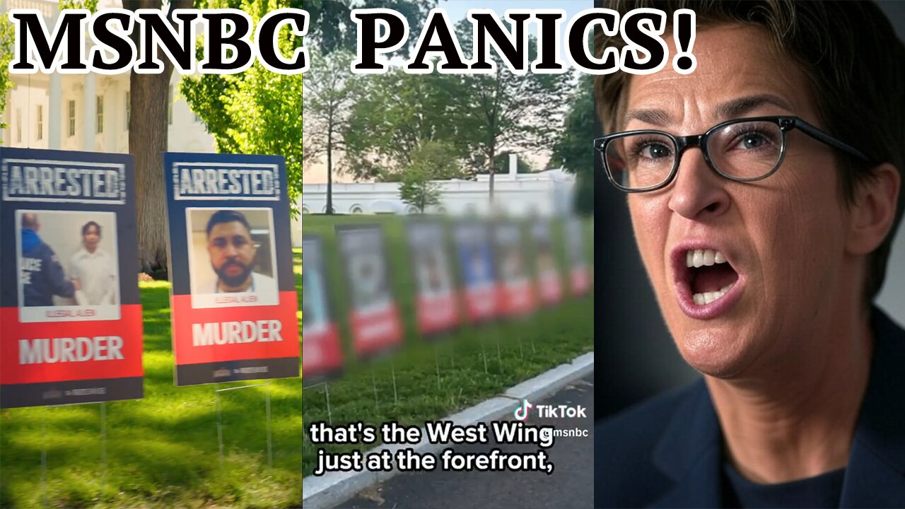 MSNBC PANICS! BLURS their faces and LIES to you!