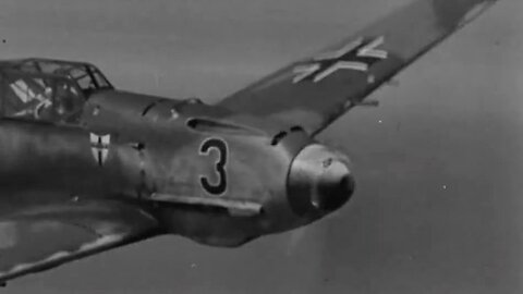 Luftwaffe aircraft in action during the Battle of Britain in 1940