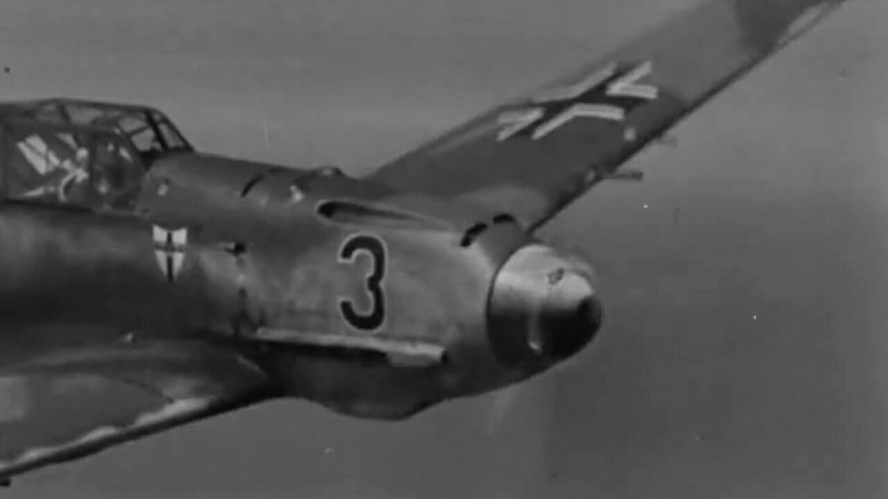 Luftwaffe aircraft in action during the Battle of Britain in 1940