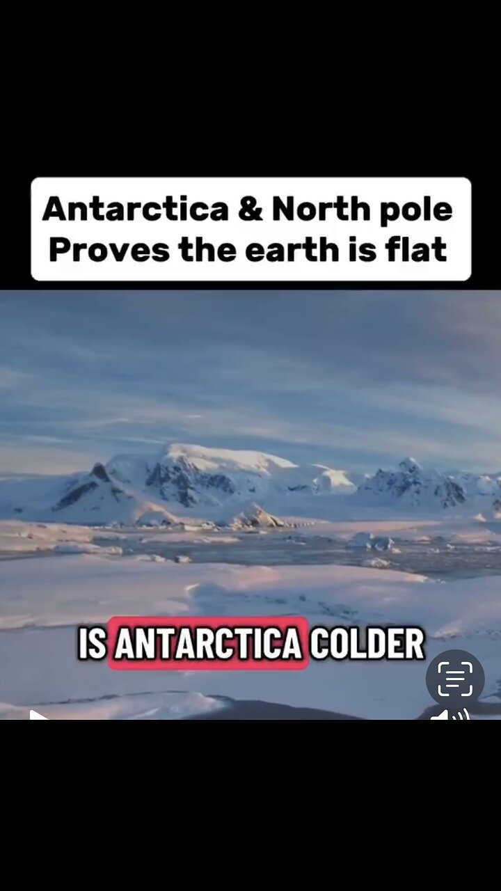 Antarctica and the North pole proves Earth is flat👌