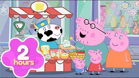 Peppa Pig - The Market And Other Episodes For 2 Hours Of Peppa Pig Fun