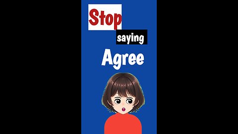 daily English tips English vocabulary grammar for agree