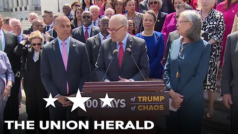 Democratic Lawmakers Hold a Press Conference on President Trump's First 100 Days